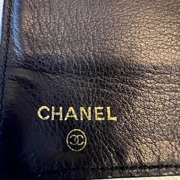 CHANEL Black Caviar Leather Timeless CC Logo Long Kisslock Wallet w/ COA - Picture 6 of 15
